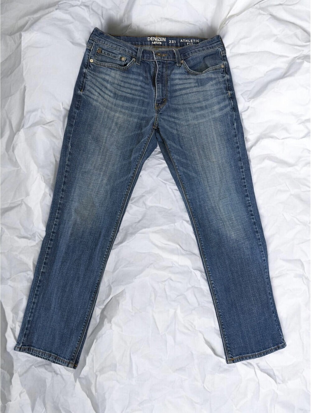 Denizen Levi's 231 Athletic Fit Men's Blue Denim Jeans Size 32X30